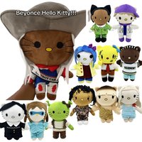 2026 Hello Kitty Eminem xxxtentacion Frank Ocean Plush Toy Doll with Clothes Stuffed Soft Plush Toys Fans Collect Gif