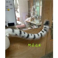 Electric White Tail Ears Prop Accessories Props Cosplay Props Weapons Halloween Christmas Party Props for Comic Show