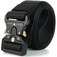 Tactical Quick Release Belt for Men Military Style Nylon Waistband Durable Breathable Adjustable Heavy Duty Work Hiking Outdoor