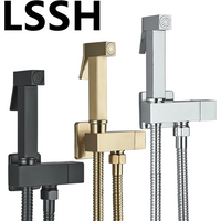 Bathroom Bidet Faucet Brass Tap Washer Mixer Single Cold Water Shower Sprayer Head Tap Toilet Faucets Toilet Handle Jet