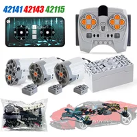MOC Expert Technical Car Power Function Motor Parts 42143 42171 42096 42115 42141 SP3 APP Programing RC Li-Battery Blocks