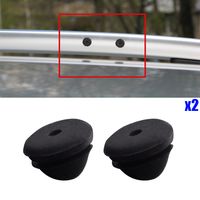 2Pcs Car Roof Rack Luggage Carrier Rails Hole Plug Grommet Blockage Rubber For Audi 100 A3 A4 Q5 RS4 S3 S4 N0200321 new