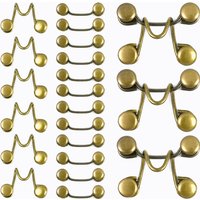 20/30Sets 27/32X28mm Metal Buckles Detachable Invisible Hook Pants Waist Rivet Button Garment Trousers Adjust Clasp Accessoriess