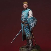1/32 resin soldier model GK - Historical theme - Norman knight - Unassembled and unpainted DIY kit 922R