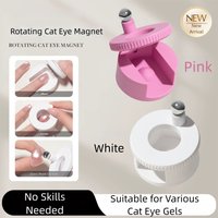 Automatic Rotating Nail Art bead Suction Device For Cat Eye Nails Perfect For Beginners With Super Strong Magnets and Wide Beam