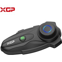 Neuer XGP X10 Motorrad-Gegensprechanlage, Helm, Bluetooth-Headset, Freisprech-Kommunikator für bis zu 10-Fahrer, Mesh 3.0 Audio