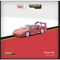 In Stock TW 1:64 Ferrari F40 Red Diecast Car Model Collection Toys Tarmac Works