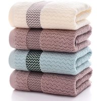 2 Towels Thickened Absorbent Towel Pure Cotton Quick Absorbent Soft Quick Dry Thickened Face Towel