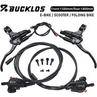 AliExpress BUCKLOS 2 Piston Power Off Electric Bicycle Brakes for E-Bike Folding Bike Scooter with Rotor Hydraulic Disc Brake Bike Brakes