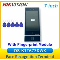 Hikvision DS-K1T673DWX 7 Inch Access Control Termial Door Station Door Intercom Wifi Doorphone Fingerprint Face Recognition