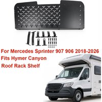 Dachträger-Ablage für Wohnmobil, Mercedes Sprinter 907 906 2018-2026, Hymer Canyon Over Cab, Aluminium