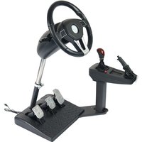 English School Emulate Computer Game Steering Wheel Car Driving Simulator Training Aircraft Automobile Rrace Racing Truck Gaming