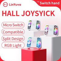 LInYuvo Wireless Gamepad for Switch with Hall Rocker&RGB Light,Support Programming&Dual Motor Vibration,High-Capacity Battery