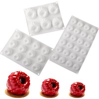 6/12/24-Cell Raspberry Design Food Grade Silicone Cake Mold Mousse Mould Chocolate Mold Dessert Baking Tools Kitchen Supplies