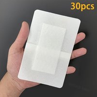 30pcs pack Breathable patch, 10.16*15.24 cm soft non-woven fabric, easy to change dressing, wound dressing pad