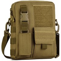 Outdoor Camouflage Single Shoulder Bag Men's Fashion Hiking Crossbody Messenger Bag Casual Multifunction Travel Tactical Bag