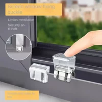 Casement Window Locking Limiter Screen Window Buckle Fixing Door & Window Sliding Door Lock for Child & Pet Safety Protection