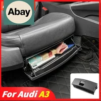Fit Retrofitting Electric Seat Storage Box Organizer for Audi A3 8V 8Y A4 B8 A5 A6 Q3 Q5 2018 2019 2020 2021 2022 Car Accessorie
