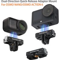 Magnetic Adapter For DJI Osmo Nano/OSMO Action 6 Camera Quick Release Base Mount with1/4 Thread Port For OSMO NANO Accessories