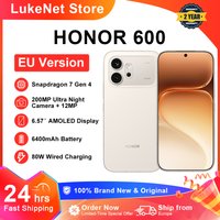 HONOR 600 5G Smartphone EU-versie 200MP AI Ultra Nachtcamera 6400mAh Snapdragon 7 Gen4 AI-knop 6,57" AMOLED 80W Supercharge