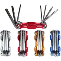 Bicycle Repaire Set Spoke Hex Allen Wrench Screwdrivers Lightweight Portable 7 In 1 Mountain Bike Cycling Multi Repair Tools Kit