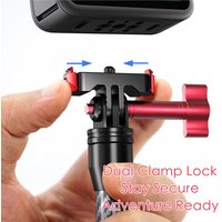 Quick Release Clamp M5 Thumb Screw for GoPro 13 12 11 10 Replacement Mount N52 Magnet Anti Slip 1/4" Tripod Adapter