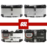 65L Large Capacity Motorcycle Tail Box Motorcycle Aluminum Top Box Universal Rear Trunk Motorcycle Travel Luggage Storage Case