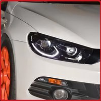 Car Front Lamps For VW Scirocco 2009-2015 Headlights Assembly Upgrade LED Streamer Turn Light Lens Car Tools Accessories