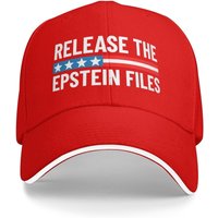 Release The Epstein Files Baseball Cap Polyester Sun Protection Casual Adjustable Hat