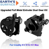 Upgraded Full Metal Extruder Dual Gear Kit For CREALITY K1 K1C Hummingbird Extruder Extrusion Mechanism Kit With Stepper Motor