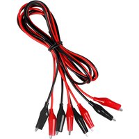 4 Pcs Red&Black Alligator Clips Electrical,1M Test Leads with Alligator Clips,Double-ended Jumper Wires for Electrical Testing