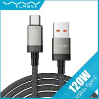 VYVYLABS 1-6PCS 120W Fast Charging Cable USB Type C Data Cord USB to Type C Cable For iPhone 17 16 15 Xiaomi Samsung Huawei