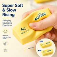 Butter Stick Slow Rising Squishy Toy Squeeze Fidget Brick Bar Anti-Stress Hand Relax Gift for Stress Relief And Therapy