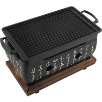 Barbecue Stove Rectangular Furnace Japanese Cuisine Charcoal Stove Japanese Barbecue Alcohol Stove Barbecue Grill Cooking Oven