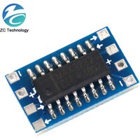 10PCS/LOT Mini MAX3232 RS232 to TTL Serial Port Leavel Converter Brush Module Connector MAX232 Flashing Board For Arduino