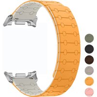 Magnetic Silicone Band for Samsung Galaxy Watch 8 40mm 44mm 8 Classic 46mm Sport Strap for Galaxy 7Ultra/Ultra2025 47MM Bracelet