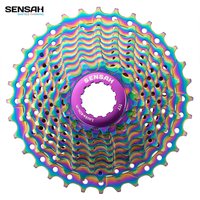 SENSAH Road Bike Colour Cassette 11 12 Speed 11-28T/32T/34T Bicycle Flywheel K7 Sprocket for HG Hub