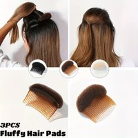 Fluffy Hair Pads Invisible Rincess Head Sponge Hair Maker Hair Bump Up Sponge Hairdressing Accessories for Women Girls Wedding