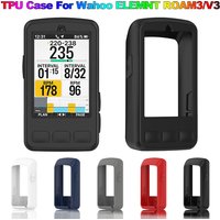 Silicone Soft Protective Case Screen Protector Film Cover For Wahoo ELEMNT ROAM V3 ROAM3 GPS Bike Computer Accessories