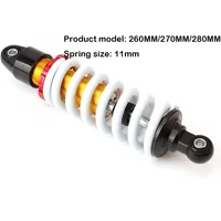 AliExpress NONE Motorcycle 260mm 270mm 280mm Shock Absorber Rear Suspension For BBR CRF 110cc 125cc ATV Dirt Pocket Bike Quad