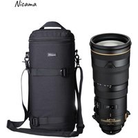 Large Telephoto Lens Thick Padded Bag Case Pouch Protector for Sigma &Tamron SP 150-600mm 70-200mm Canon RF800mm nikon