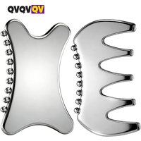1PCS Stainless Steel Gua Sha Tool, Gua Sha Facial Tools, Durable GuaSha Tool for Jawline Sculpting, Face Massager,Skin-Care Gift