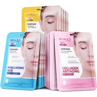 10pcs BIOAQUA Hyaluronic Acid Retinol Collagen Facial Masks Hydrating Brightening Moisturizing Face Mask Facial Skin Care