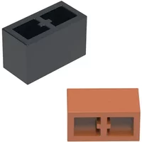 MOC 10PCS Part Bricks 3004W High 2-Hole Double-Side Building Blocks Set House Castle Particle Compatible Toys Birthday Kid Gifts