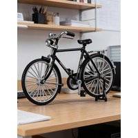 AliExpress NONE 1:10 DIY Mini Alloy Bicycle Assembly Toys Bike Model Realistic Gear Toy With Base Retro Style For Bicycle Enthusiasts Gifts 2026