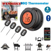 WENMEICE Bluetooth Thermometer Digital Sensor For High 500℃ Oven Grill Barbecue Meat Meat BBQ Cooking Kitchen Accessories Tools