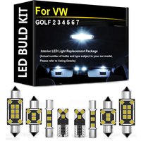Car Interior LED Lights Kit For Volkswagen VW GOLF MK2 MK3 MK4 MK5 MK6 MK7 Estate PLUS Hatchback Canbus No Error