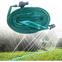 1 set Sprinkler Soaker Hose Drip Hose Sprinkler Set Garden Lawn Watering Irrigation Spray Hose for Garden Lawn Irrigation System