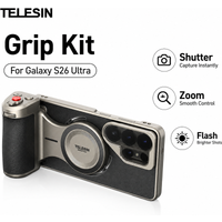 TELESIN Master Photography Case Grip Kit for Samsung Galaxy S26 Ultra 3200mAh Wireless Charging Flash ND16 Filter Kit