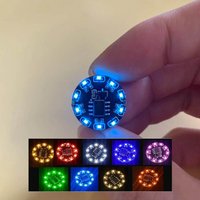 1x 16Modes Wireless LED Magnetic Control Lamp Induction Flow Lights DIY Car Toys Robot Architectural Model Sand Table Scene